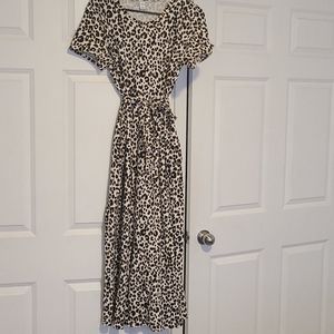 Leopard print dress